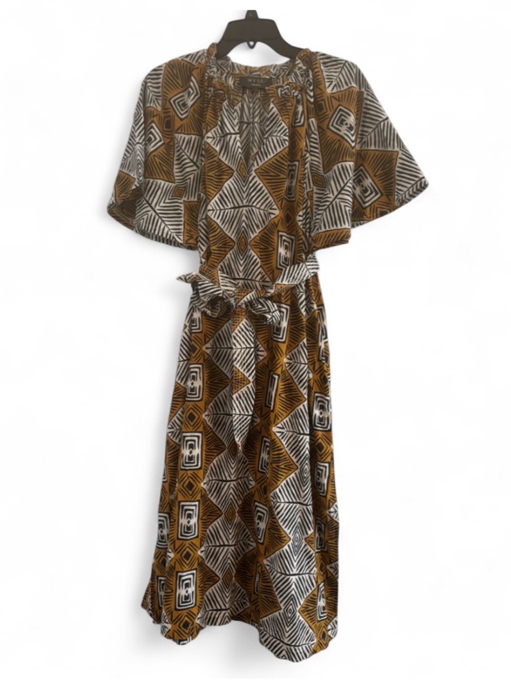 Wyse London sz 4/6 Cotton Animal Geo mixed print relaxed Dress caftan loungewear